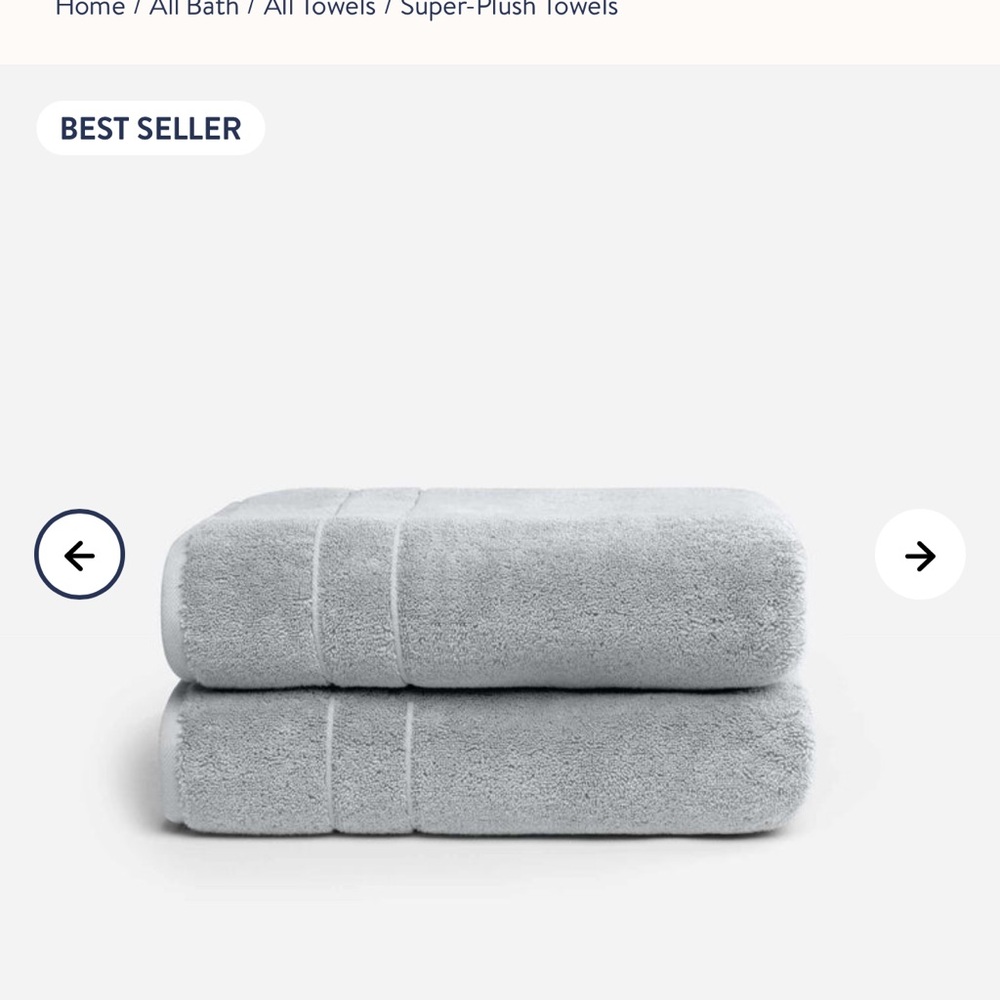 Brooklinen Super Plush Bath Towels (set of 2)
